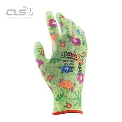 GLOVA LUVA EM MALHA DE POLIAMIDA FLORIDA REVESTIDA NA PALMA A POLIURETANO