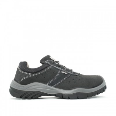 FOR WALK SAPATO ARGEL EM CAMURÇA CINZENTO PERFURADO AÇO S1P SRC
