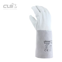 GLOVA LUVA DE SOLDADOR ARGON EM PELE DE CARNEIRO COM PUNHO EM CRUTE DE 15 CM