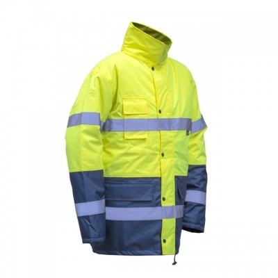 VIZWELL PARKA DE ALTA VISIBILIDADE BICOLOR