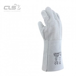 GLOVA LUVA DE SOLDADOR EM CRUTE DE VACA COM PUNHO DE 15 CM