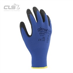 GLOVA LUVA EM MALHA DE POLIAMIDA REVESTIDA NA PALMA A LATÉX RUGOSO PRETO