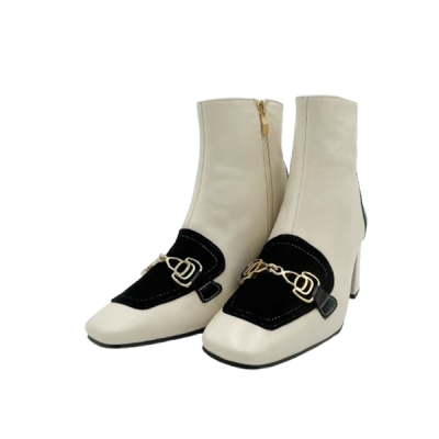 DANIELASHOES :: Botas Tresor Black & White
