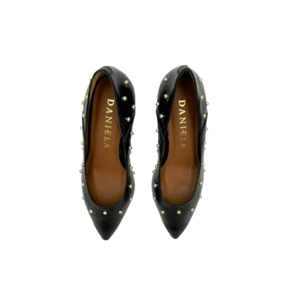 DANIELASHOES :: Sapatos bufalino negro com tachas