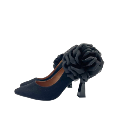 DANIELASHOES :: Sapato camurça com flor