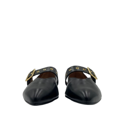 DANIELASHOES :: Sapato Bufalino Negro com fivela