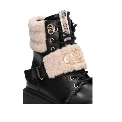 Liu Jo :: Botas Combat com pormenores quentes
