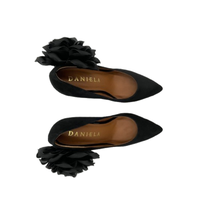 DANIELASHOES :: Sapato camurça com flor