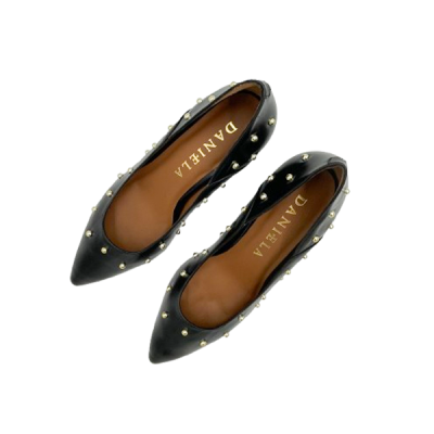 DANIELASHOES :: Sapatos bufalino negro com tachas