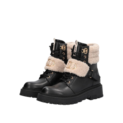 Liu Jo :: Botas Combat com pormenores quentes