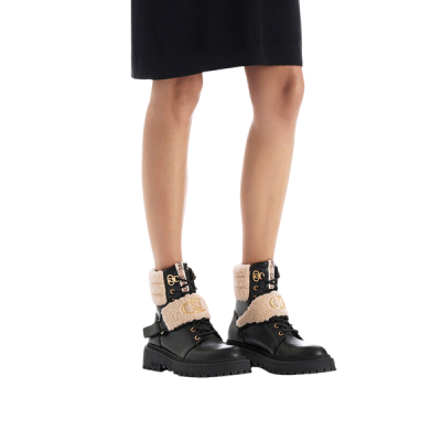 Liu Jo :: Botas Combat com pormenores quentes