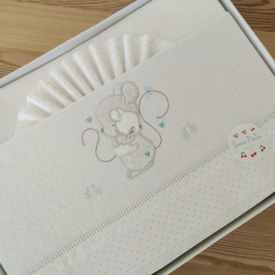 Conjunto Flanela Ratinhos Azul