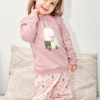 Pijama Dino Rosa