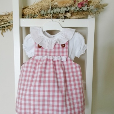 Fofo Vichy Rosa Pastilha