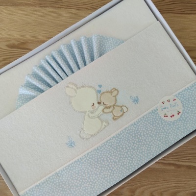 Conjunto Flanela Azul