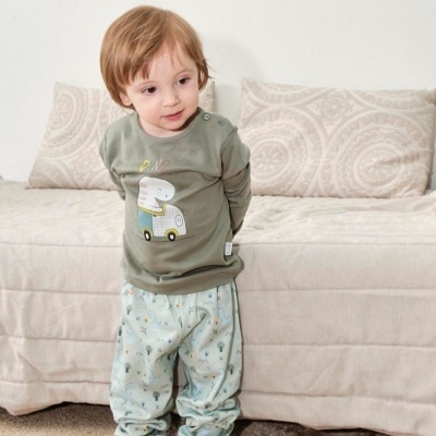 Pijama Dino Verde
