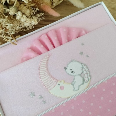 Conjunto Alcofa Lua Flanela