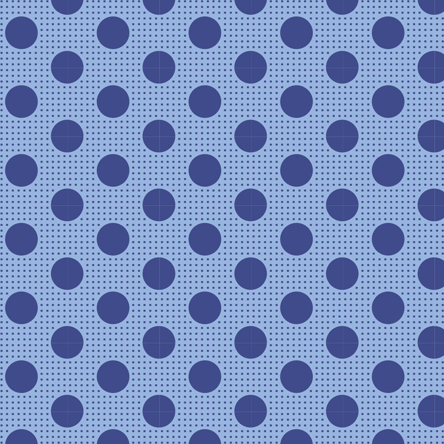 Tilda - Medium Dot Basics - Blue