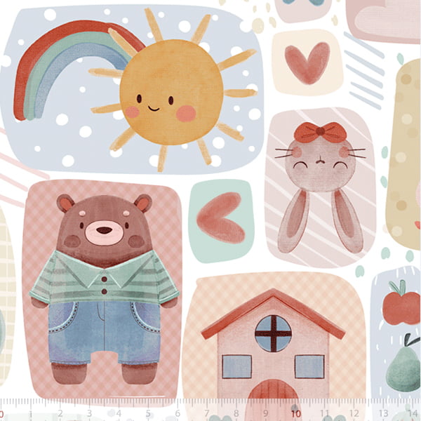 Coleção boho baby - Fofura (estampado digital) Coleção boho baby - Fofura (estampado digital)