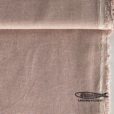 Tramado Japonês - Mini Xadrez Rosa