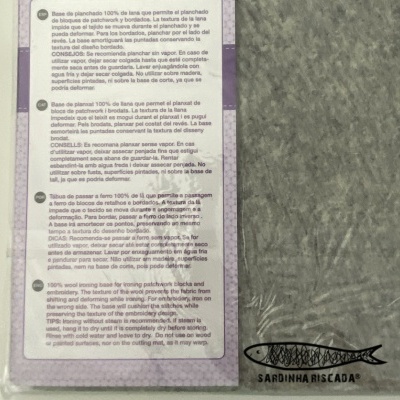 Base de passar a ferro em lã