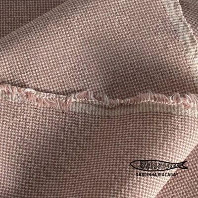 Tramado Japonês - Mini Xadrez Rosa