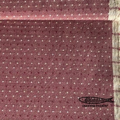 Tramado Japonês - Pintas Vermelhas