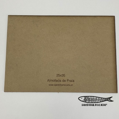 Almofada de praia - molde em mdf