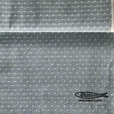 Tramado Japonês - Pintas Azuis Tramado Japonês - Pintas Azuis