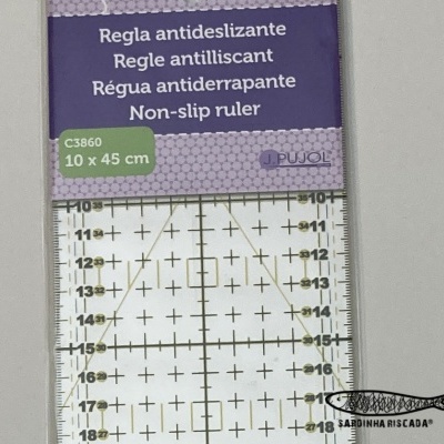 Régua 45 x 10 cm Antiderrapante Régua 45 x 10 cm Antiderrapante