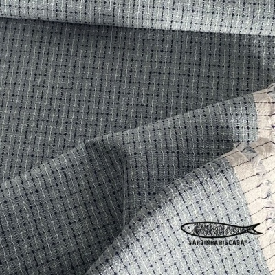 Tramado Japonês - Quadrados Azuis Tramado Japonês - Quadrados Azuis