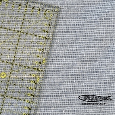 Linho Alentejano Reciclado - Riscas Finas Azuis Linho Alentejano Reciclado - Riscas Finas Azuis