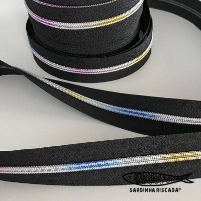 Fecho Zipper Malha 5 - Metalizado Fecho Zipper Malha 5 - Metalizado