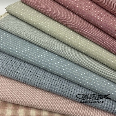 Tramado Japonês - Mini Xadrez Vermelho Tramado Japonês - Mini Xadrez Vermelho