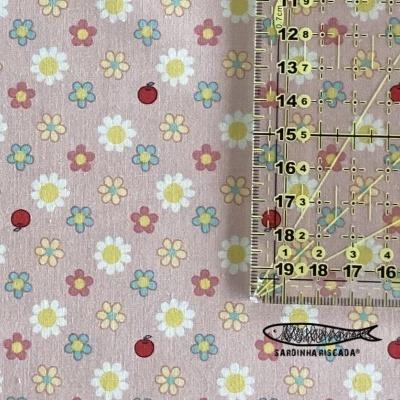 Margret & Sophie - Flowers and Apples Pink Margret & Sophie - Flowers and Apples Pink