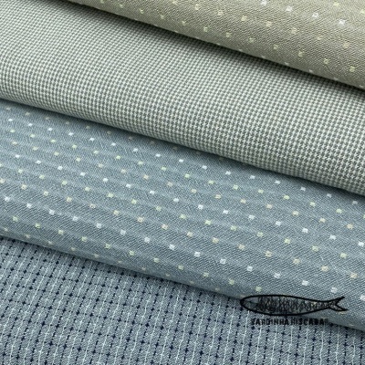 Tramado Japonês - Pintas Verde Tramado Japonês - Pintas Verde