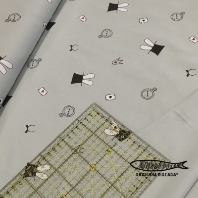 Malha Cardada Menta  - Coelho na Cartola