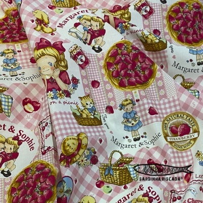 Margret & Sophie - Sweet Strawberry Pink