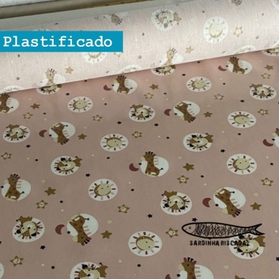 Baby animals - Pink - Plastificado