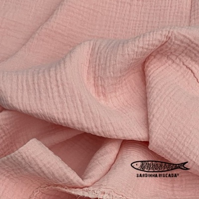 Musselina lisa de algodão organico