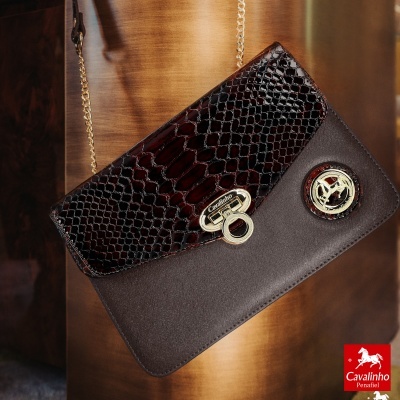 Bolsa Cavalinho Cherry Blossom 18810260 Castanho