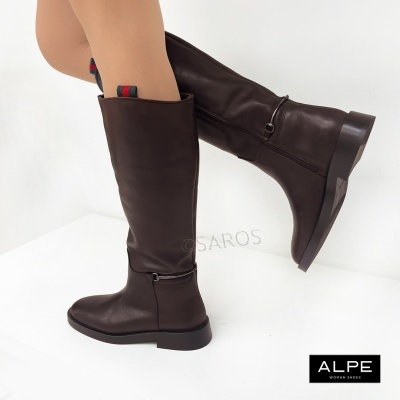 Bota Alpe Pele Conforto 5304 Castanho