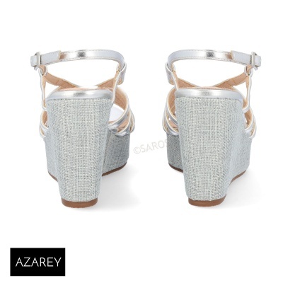 Sandalia Azarey 494h432 Prata