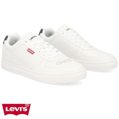 Sapatilha Levis Liam D7520 Branco E Azul