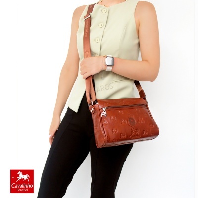 Bolsa Cavalinho Cavalo Lusitano 18090373 Camel