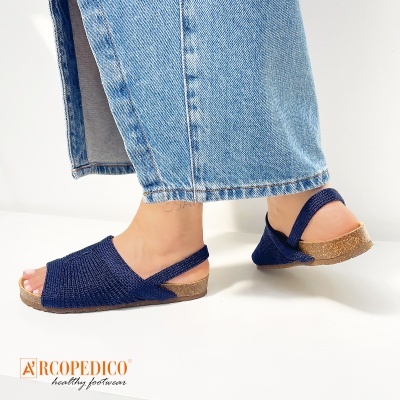 Sandalia Arcopedico Manas Bio 3871 Marinho
