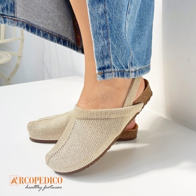 Sandalia Arcopedico Fuji Bio 3861 Bege