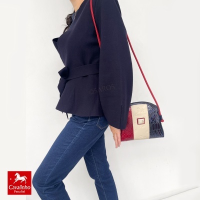 Mala De Tiracolo Cavalinho Honor 18190005 Multi-vermelho