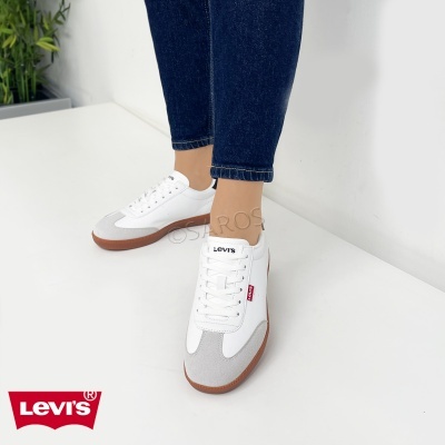 Sapatilha Levis Jackson Vjac0021s Branco E Preto