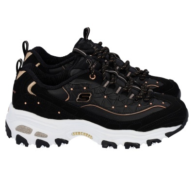 Sapatilha Skechers D'Lites Glamour Feels 13087 Preto